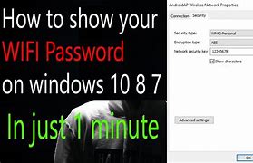 Image result for Computer Wifi Password Show