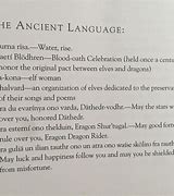 Image result for The Ancient Language Eragon
