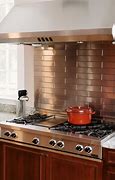 Image result for Stainless Steel Kitchen Wall Tile Backsplash