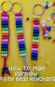 Image result for How to Make a Beaded Keychain