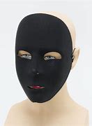 Image result for Black Face Mask Halloween