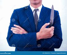 Image result for Man Holding a Knife
