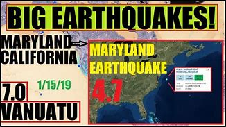 Image result for Maryland Earthquake