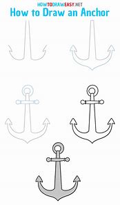 Image result for Simple Drawn Anchor