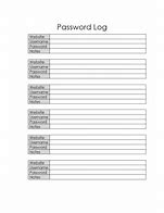 Image result for Internet Password Organizer Template