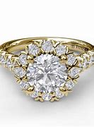 Image result for Rose Gold Round Diamonds Ring