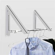 Image result for Extended Wall Mounted Clothes Hanger