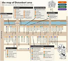 Image result for Dotonbori Osaka Map