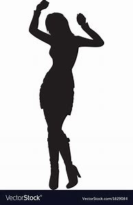 Image result for Dancing Lady Silhouette