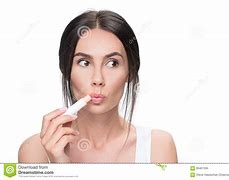 Image result for Someone Putting On Chapstick