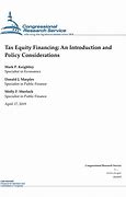 Image result for Tax Equity Financing