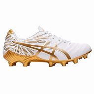Image result for Asics Rugby Boots White and Gold