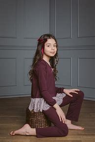 Image result for Tween Girl Barefoot Pajamas