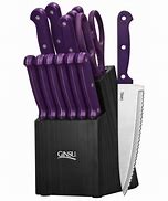 Image result for Purple Kitchen Knife Set
