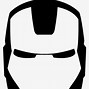 Image result for Iron Man Face Black and White