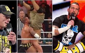 Image result for CM Punk vs John Cena