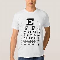 Image result for Eye Chart T-Shirt