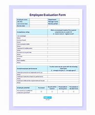 Image result for Employee Rating Form