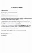 Image result for 30-Day Notice Job Template
