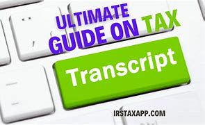 Image result for Tax Return Transcript Sample
