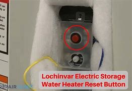 Image result for Lochinvar Water Heater Reset Button