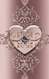 Image result for Heart Rose Gold Wallpaper iPhone