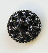 Image result for Large Black Rhinestone Buttons