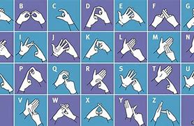 Image result for Deaf Hand Signs