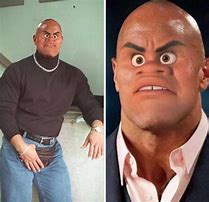 Image result for The Rock Face Gartic Phone
