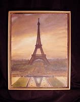 Image result for Eiffel Tower Acrylic Painting Ideas