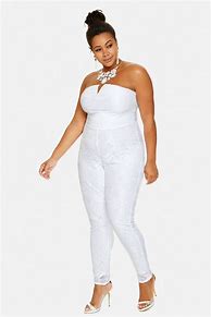 Image result for Lace Plus Size Jumpsuits