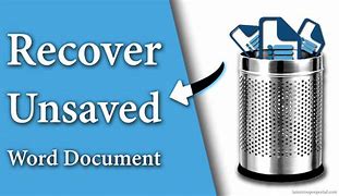 Image result for Recover Excel Document