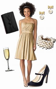 Image result for Champagne Color Dress On Black People