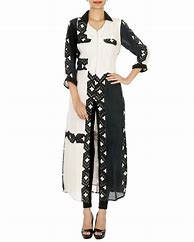 Image result for Tunic Tops for Women Black and White