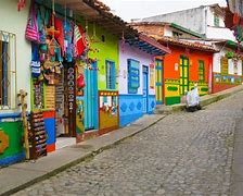 Image result for Coloured Houses South America