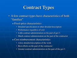 Image result for Two Federal Contract Types