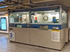 Image result for NYC Subway Train Station Booth Box