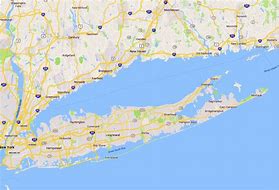 Image result for Map of Long Island and Connecticut