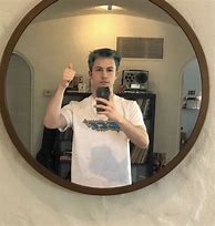 Image result for Dylan Minnette Mirror Photo