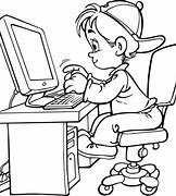 Image result for Girl Computer Drawing