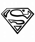 Image result for Superman Black and White Icon Logo