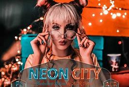 Image result for City Life Neon Photoshop Effect