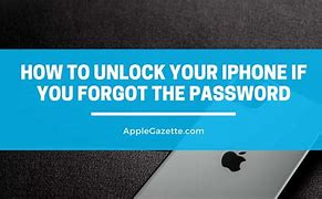 Image result for How to Unlock a iPhone When You Forgot the Password