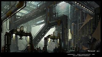 Image result for Sci-Fi Factory Art