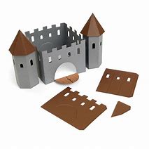 Image result for Colourful Toy 3D Castle