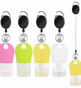 Image result for Silicone Bottles for Shampoo with Lanyard