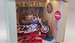 Image result for Motorcycle Shop Diorama