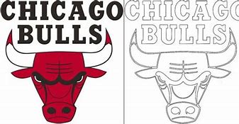 Image result for Chicago Bulls Symbol Coloring Pages