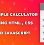 Image result for JavaScript Calculator