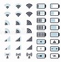 Image result for Wi-Fi Phone Battery iPhone Icon